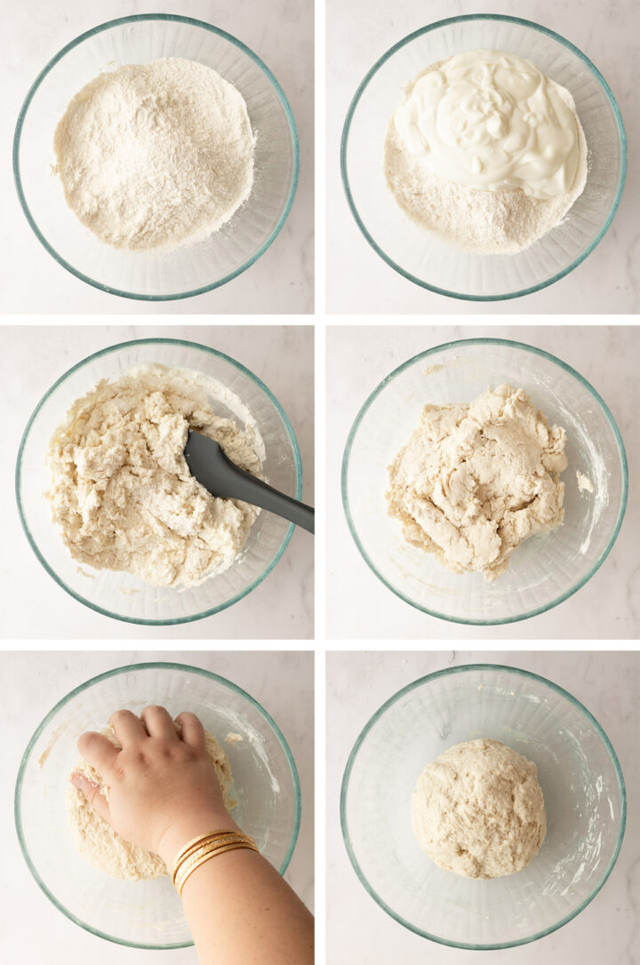 Two-Ingredient Pita Bread - Forks and Foliage